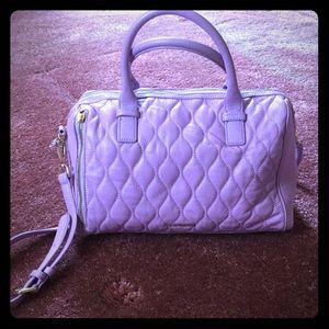 Genuine Leather Lilac Vera Bradley Bag